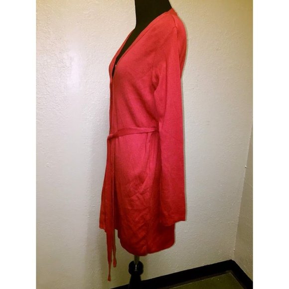 Mama Maternity Sweater - Red Long sweater jacket - Size M - Comfortable - Picture 5 of 7